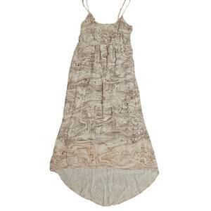 Anthropologie smocked rayon sundress tie dye xs sleeping on snow coastal cowgirl